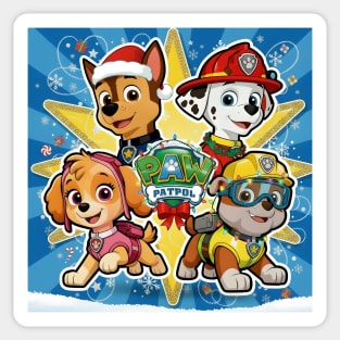 Paw Patrol Christmas Movie Stickers for Sale | TeePublic
